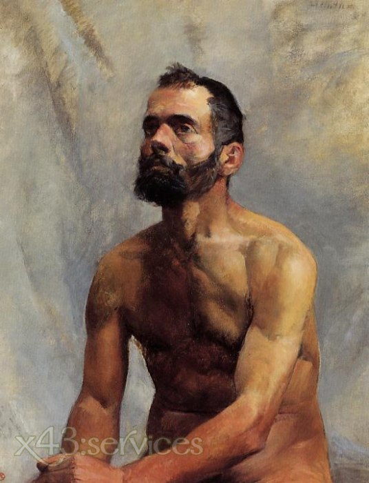 Henri de Toulouse-Lautrec - Akademische AktStudie - Academic Study Nude